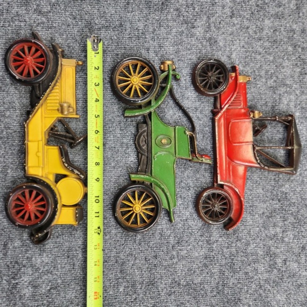 Set of 3 Vintage Cast Iron Automobile‎ Hanging Wall Decorations Sexton READ - Picture 8 of 11